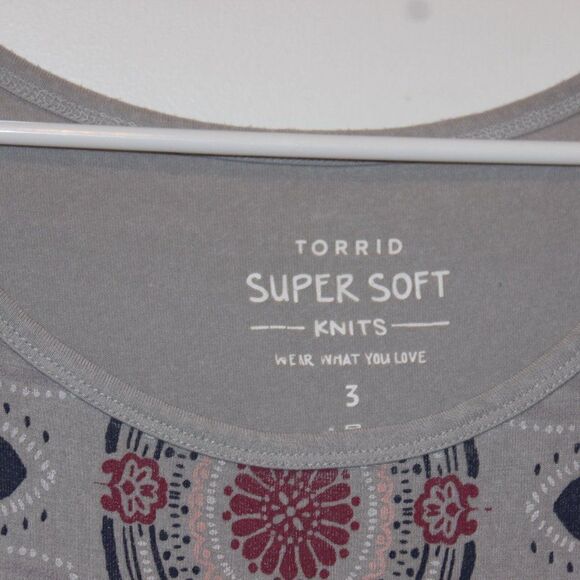 Torrid Gray & Black Super Soft Knit Tank Tops Women's Size 3 - Picture 4 of 9
